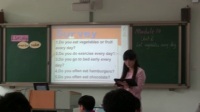 全國小學英語信息化教學現場課教學視頻Module 10 Unit 2 Eat vegetables every day