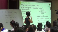 第十三屆全國中學(骨干)英語教師新課程教學現場錄像視頻讀寫結合 Is there“successful”parenting全穎潔