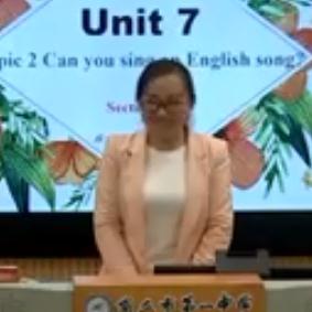 ʐۿհӢZ꼉Unit7 Topic 2 Can you sing an English song Section cʡn
